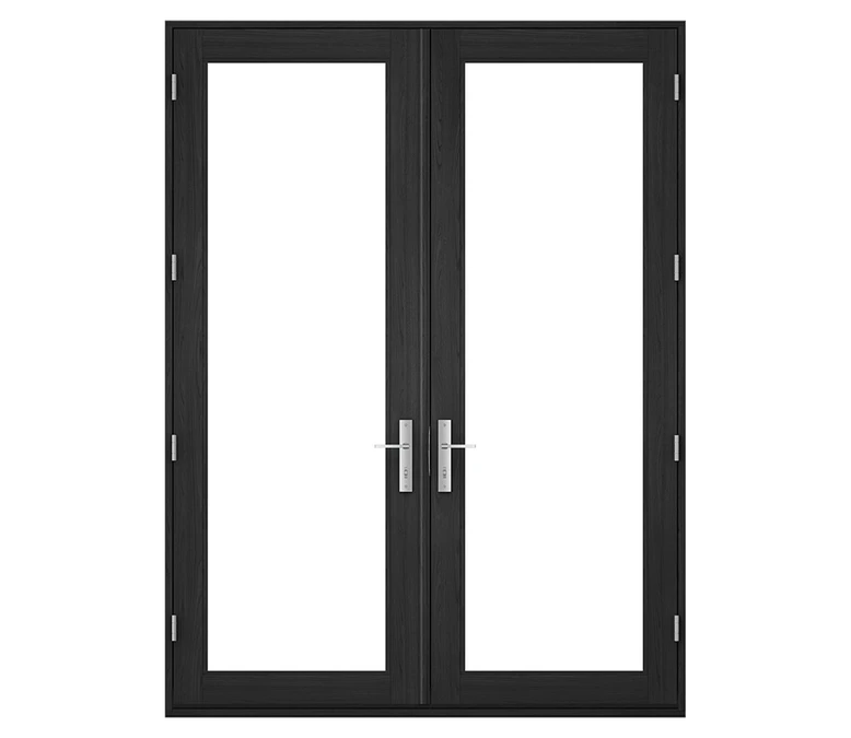 Pella Reserve Contemporary Wood Hinged Patio Door in Detroit